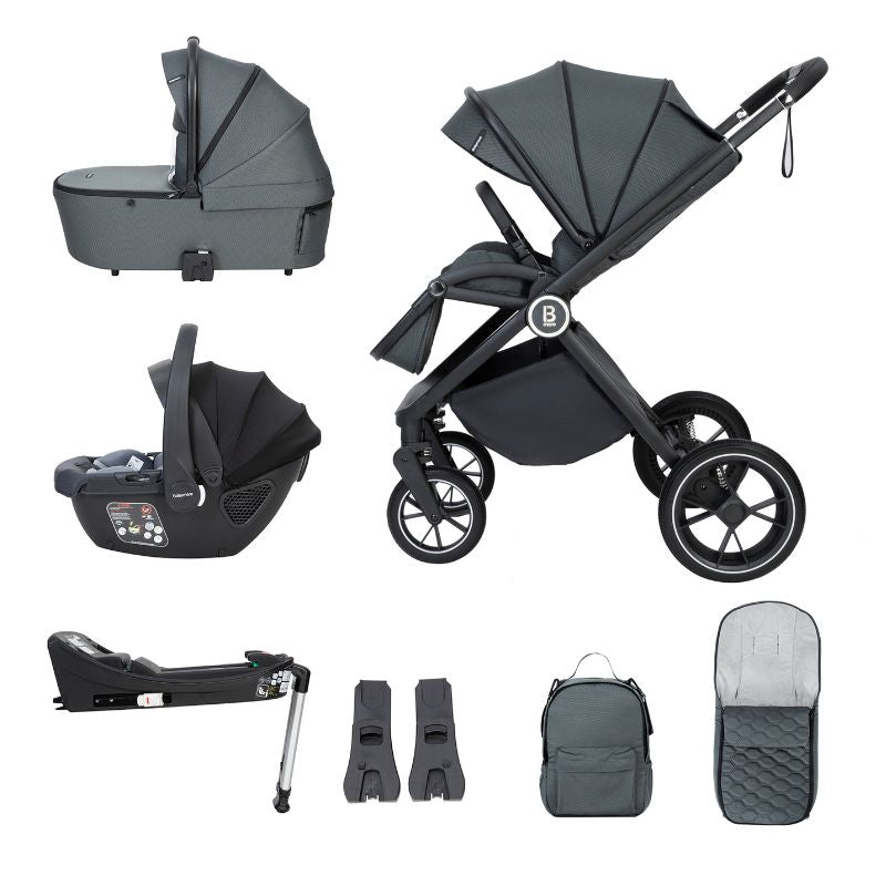 Babymore Kai Travel System Coco with Base Forest Grey