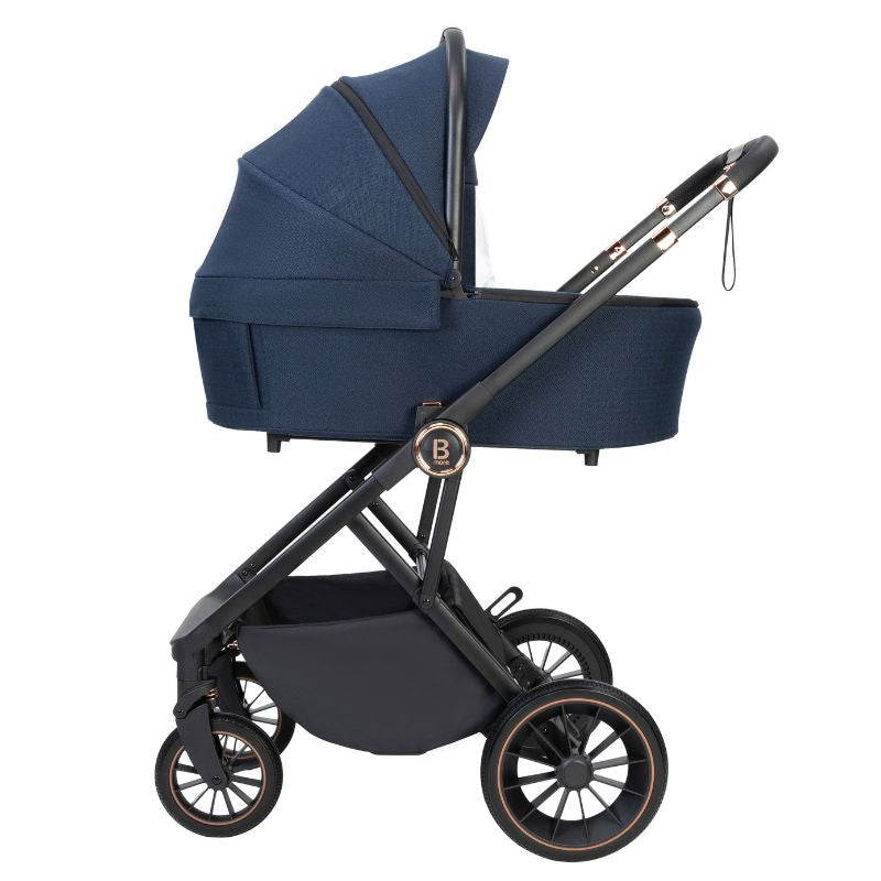 Babymore Chia Travel System Coco with Base Midnight Blue