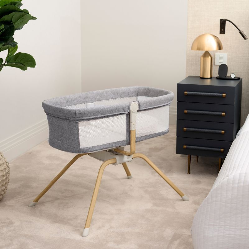 Babymore Air Motion Gliding Crib Slate