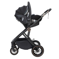 Thumbnail for Babymore Chia Travel System Pecan With Base Midnight Blue