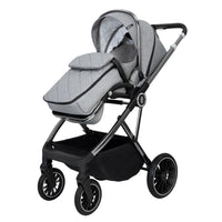 Thumbnail for Babymore Chia Pram Pushchair Pearl Grey