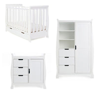 Thumbnail for Obaby Stamford Mini 3 Piece Room Set White