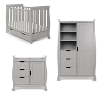 Thumbnail for Obaby Stamford Mini 3 Piece Room Set Warm Grey