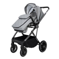 Thumbnail for Babymore Chia Travel System Coco with Base Pearl Grey