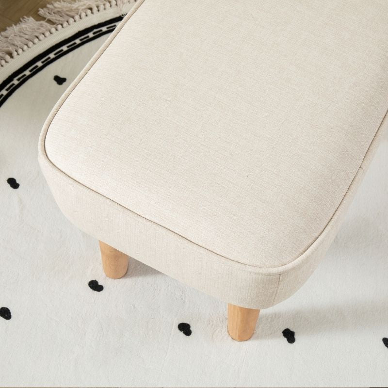 Babymore Ida Nursing Chair with Stool Ivory