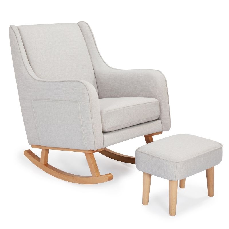 Babymore Ida Nursing Chair with Stool Cashmere