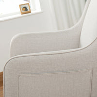 Thumbnail for Babymore Ida Nursing Chair with Stool Cashmere