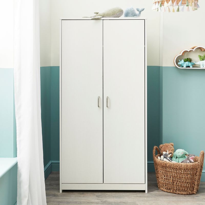 Babymore Caro Wardrobes White Wash